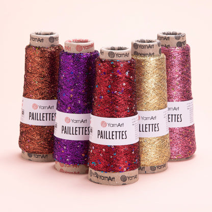 Image of Tambordiegi YarnArt Paillettes with glitter threads - 50g / 800m – available at Šarlotes audumi