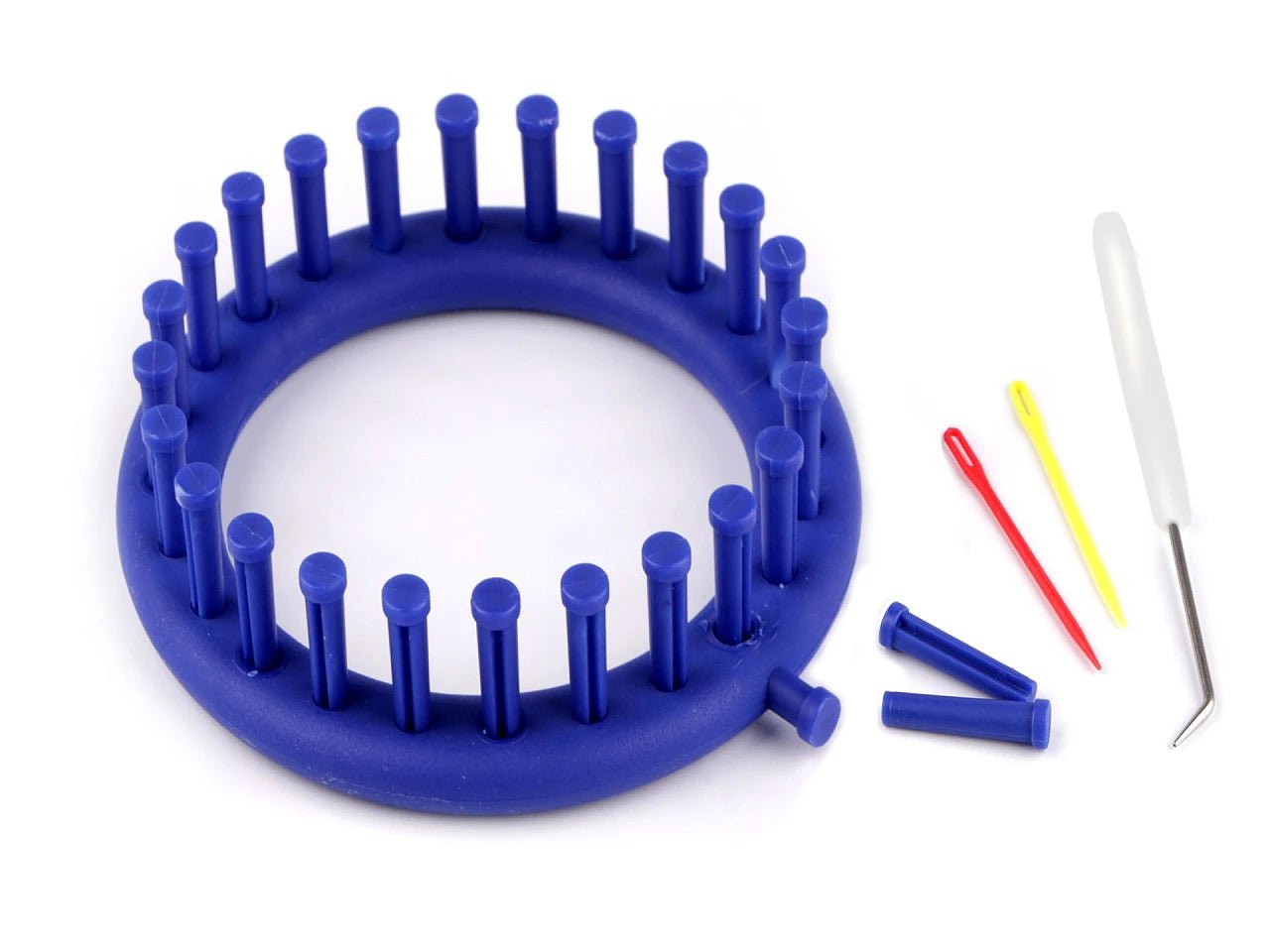 Image of the Knitting Loom round knitting frame for hats and scarves – Ø14 cm – available at Šarlotes audumi