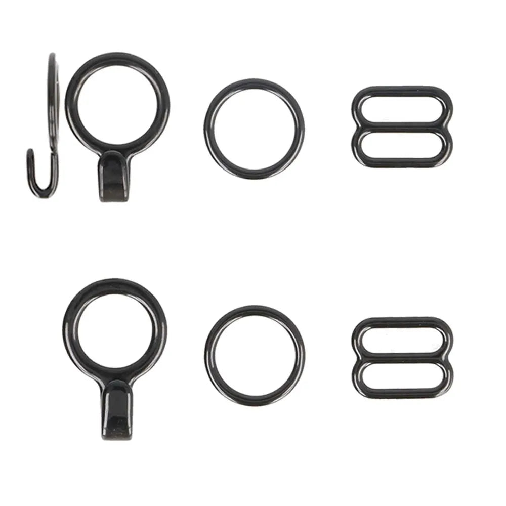 Bow tie fasteners (black, 2 sets) Milward
