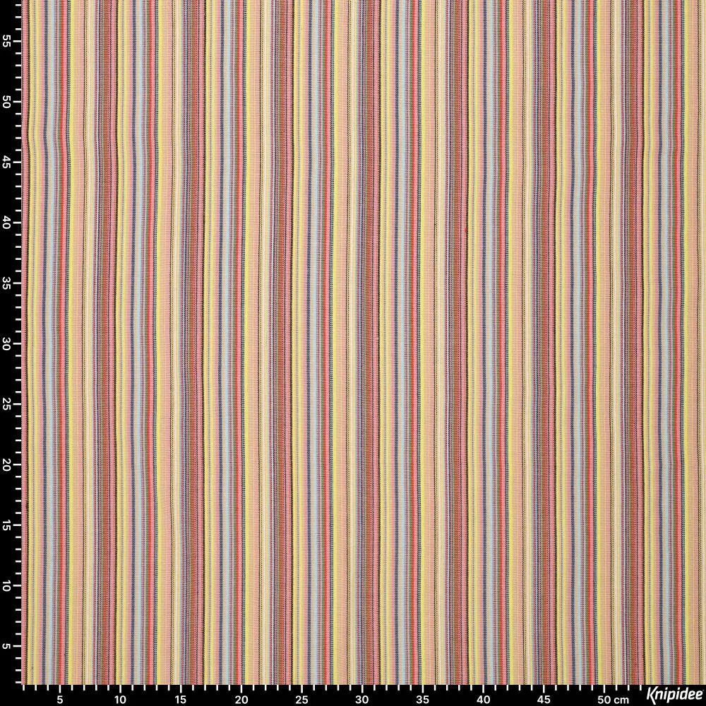 Folk pattern fabric - yellow tones 200 g/m²
