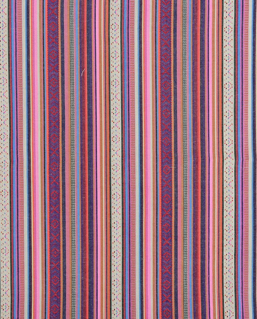 Ethnic pattern fabric - light pink tones 200 g/m²