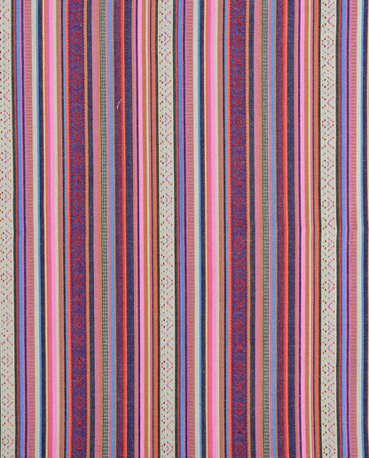 Ethnic pattern fabric - light pink tones 200 g/m²