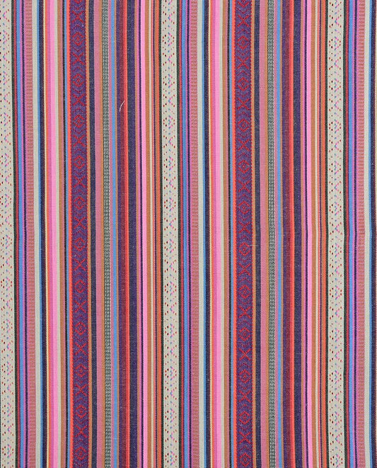 Ethnic pattern fabric - light pink tones 200 g/m²