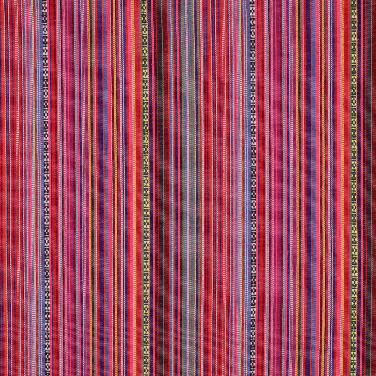 Folk pattern fabric - pink shades 200 g/m²