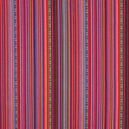 Folk pattern fabric - pink shades 200 g/m²