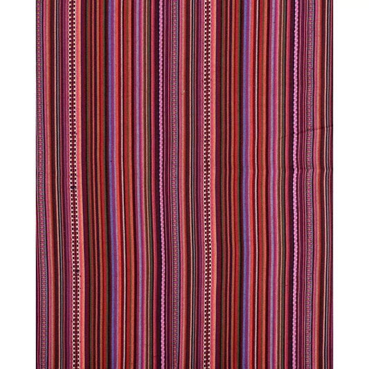 Tissu à motif traditionnel - tons rouges 200 g/m²