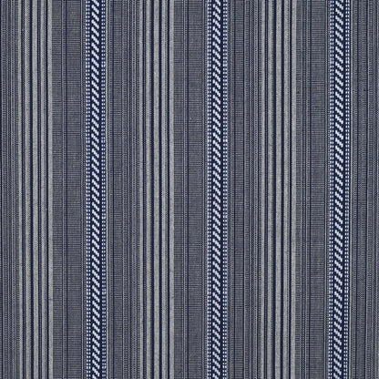 Image with folk pattern fabric - dark blue tones 200 g/m² – available at Šarlotes audumi