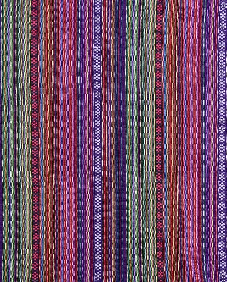 Ethnic pattern fabric-purple shades 200 g/m²