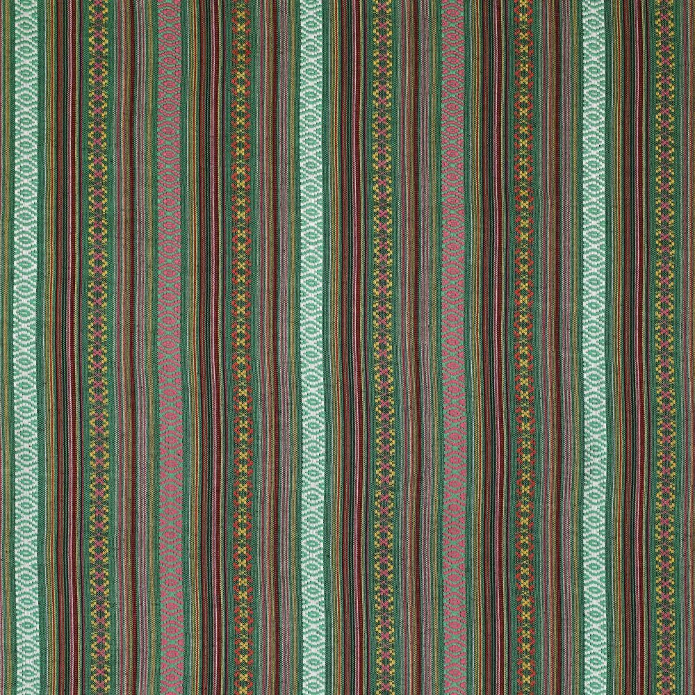 traditional pattern fabric - green 200 g/m²