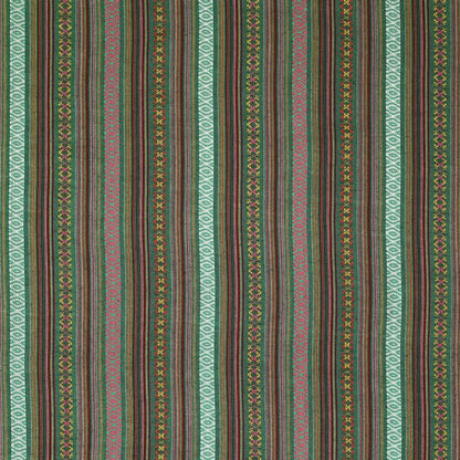 traditional pattern fabric - green 200 g/m²