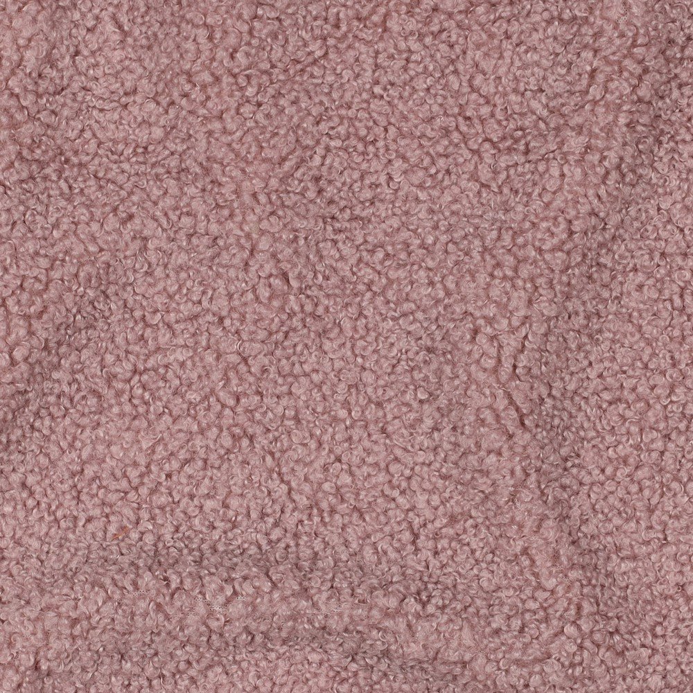 Tissu teddy - vieux rose 270 g/m²