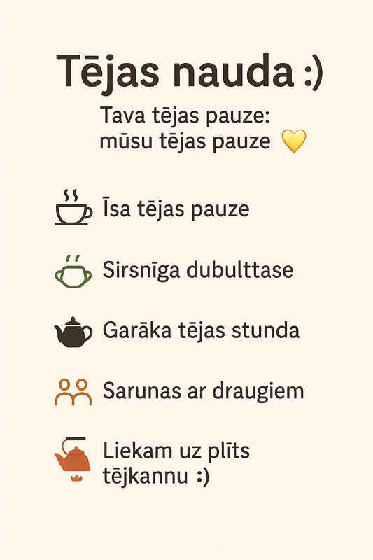 Tējas nauda :)