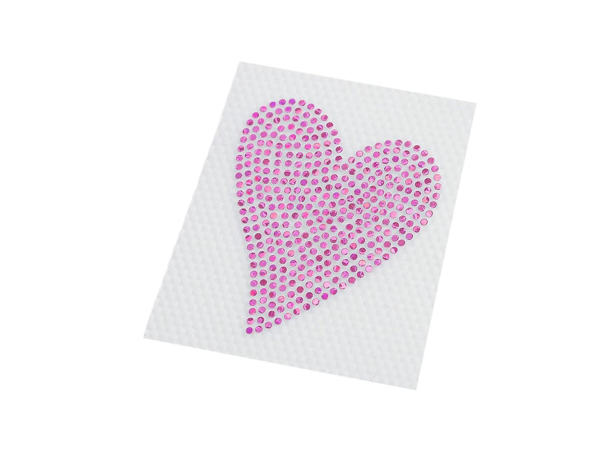 Image avec thermocollant « Cœur », 3 × 3,5 cm – disponible en ligne chez Šarlotes audumi