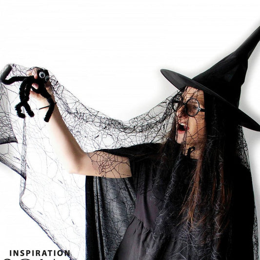 Tulle rigide - toile d’araignée 27 g/m² - noir