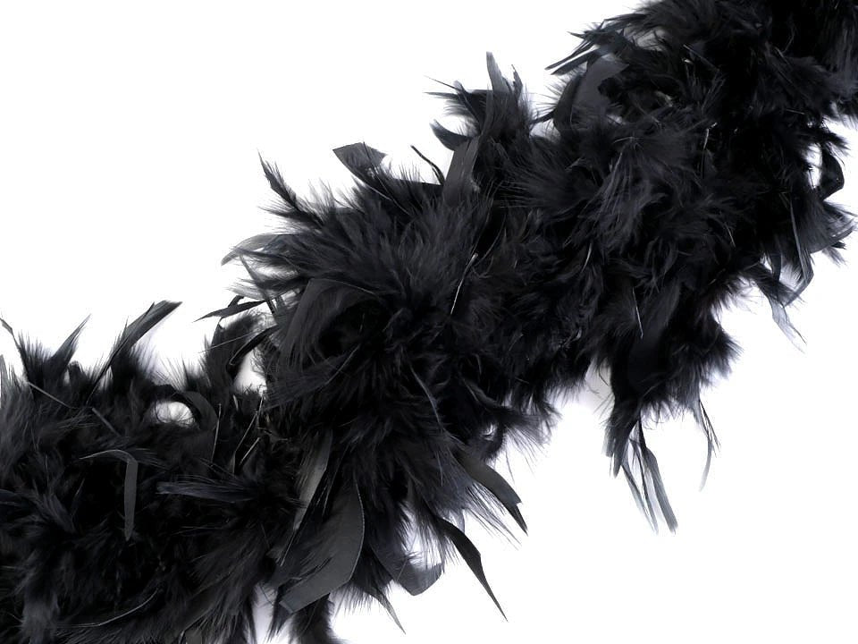 Boa en plumes de dinde | 90 g, 1,8 m | couleurs assorties