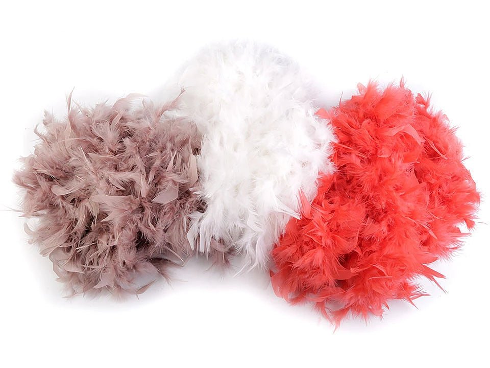Boa en plumes de dinde | 90 g, 1,8 m | de différentes couleurs