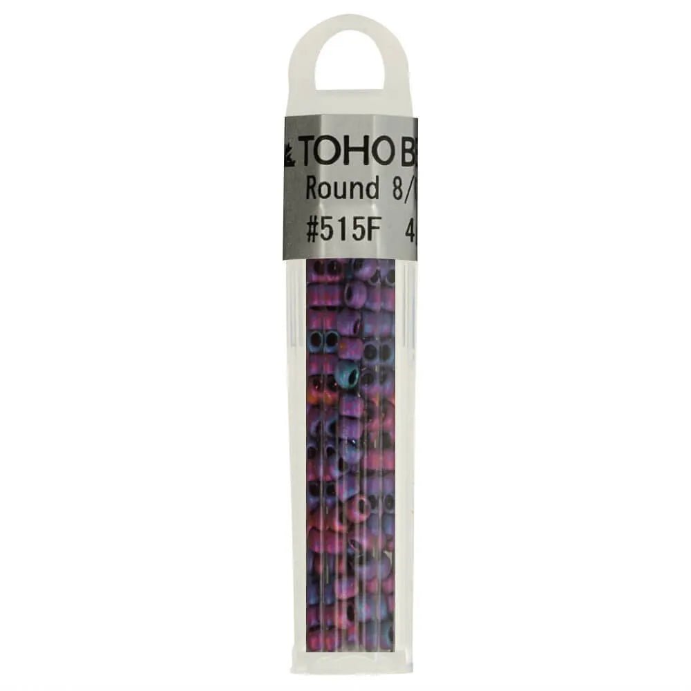 Image of TOHO high-quality round glass beads 8/0 – 4 g | assorted shades – available at Charlotte’s fabrics