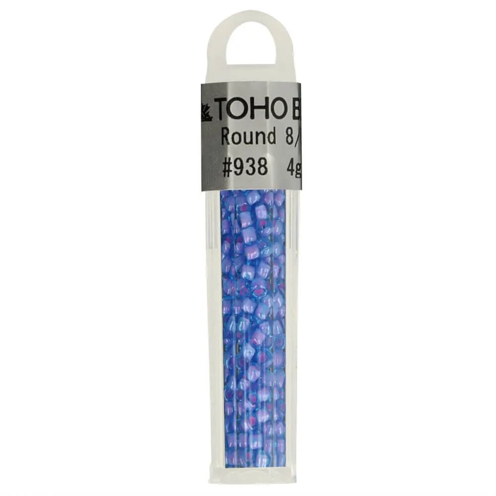 Image with TOHO high-quality round glass beads 8/0 – 4 g | assorted shades – available at Charlotte's Fabrics