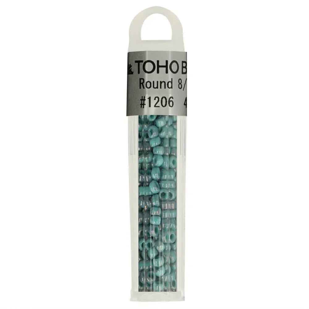 Image with TOHO high-quality round glass beads 8/0 – 4 g | assorted shades – available at Šarlotes audumi
