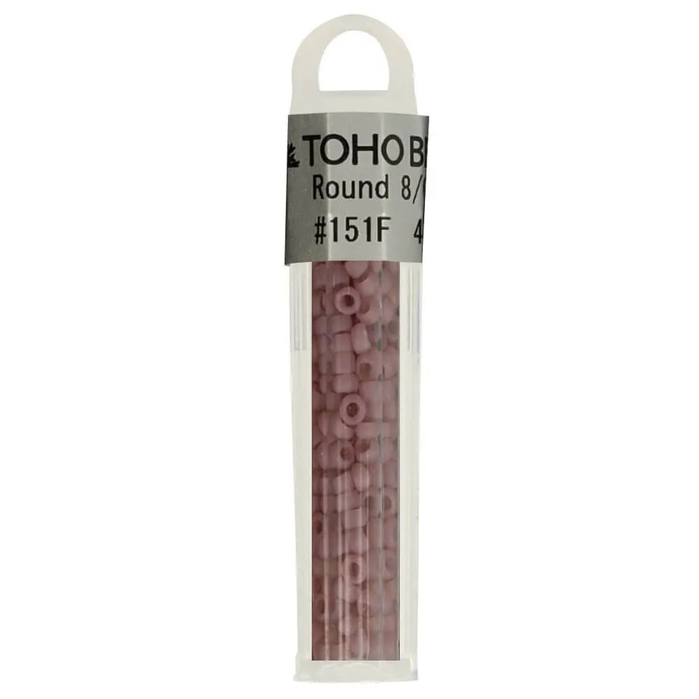 Image of TOHO high-quality seed beads, round glass beads 8/0 – 4 g| assorted shades – available at Šarlotes audumi