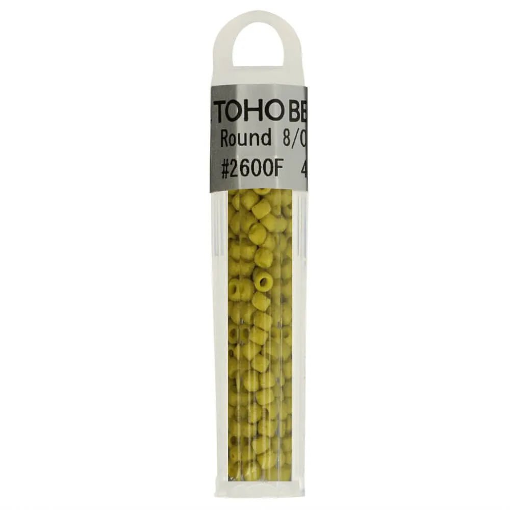 Image with TOHO high-quality round glass seed beads 8/0 – 4 g | assorted shades – available at Charlotte’s Fabrics