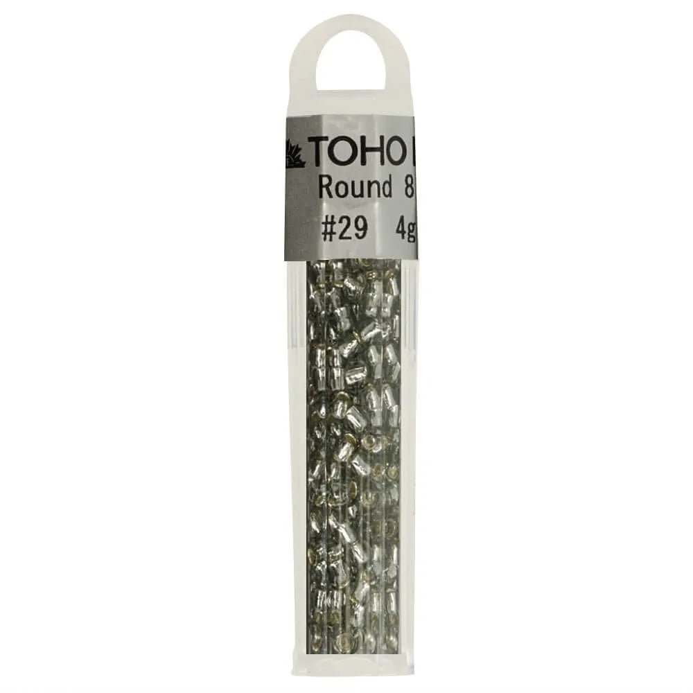 Image de perles rondes en verre de haute qualité TOHO 8/0 – 4 g | teintes assorties – disponible chez Šarlotes audumi