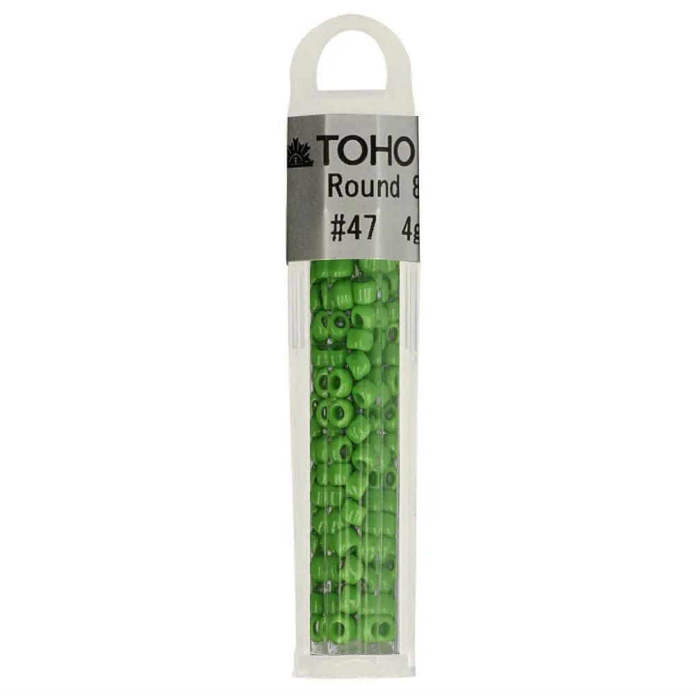 Image of TOHO high-quality beads round glass beads 8/0 – 4 g | assorted shades – available at Šarlotes audumi
