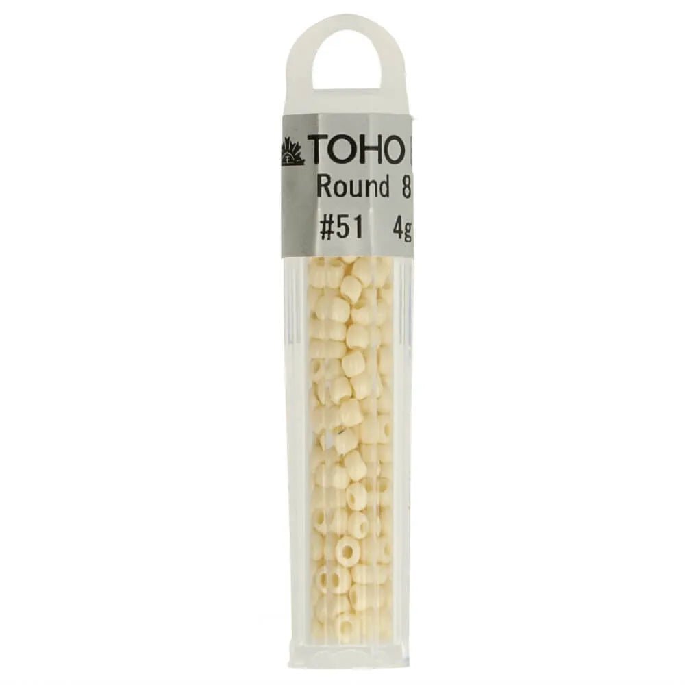 Image of TOHO high-quality round glass beads 8/0 – 4 g | assorted shades – available at Šarlotes audumi