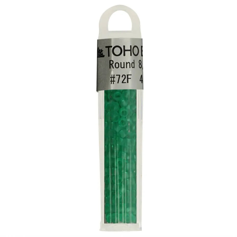 Image of TOHO high-quality round glass beads 8/0 – 4 g | assorted shades – available at Šarlotes audumi