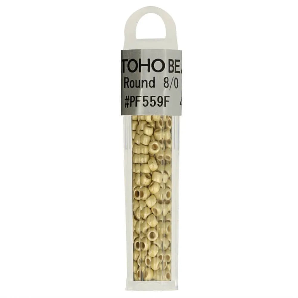 Image of TOHO high-quality round glass beads 8/0 – 4 g | assorted shades – available at Šarlotes audumi