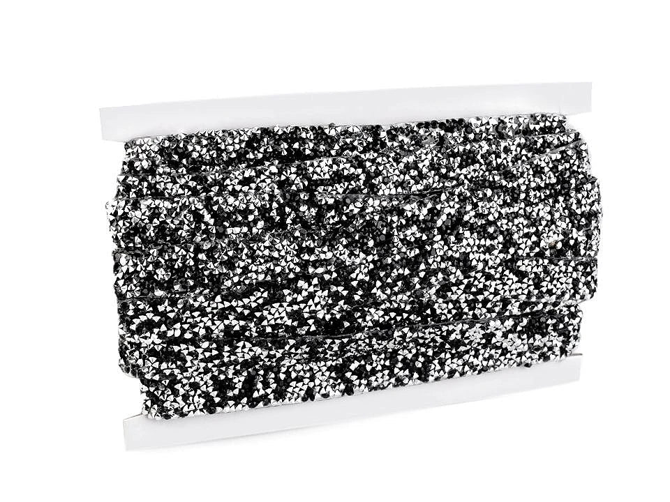 Image avec bande thermocollante à cristaux, 15 mm – ruban décoratif pour vêtements – disponible en ligne chez Tissus Charlotte