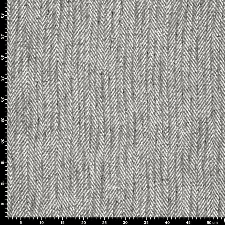 Image of wool fabric with a herringbone pattern | grey | 390 g/m² | 145 cm – available at Šarlote Fabrics
