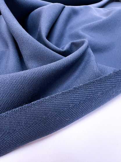 Tissu en laine - bleu foncé 470 g/m²