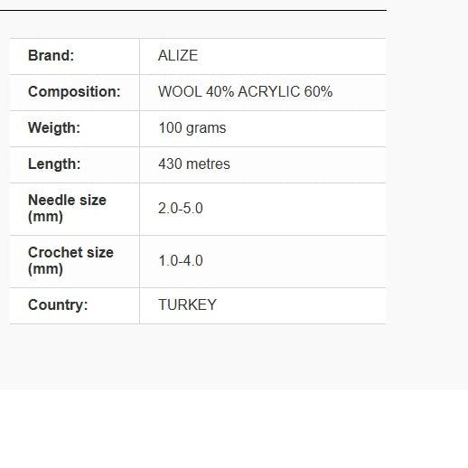 Fil de laine Alize Angora Real 40, 439 m, 100 g - ton beurre #01