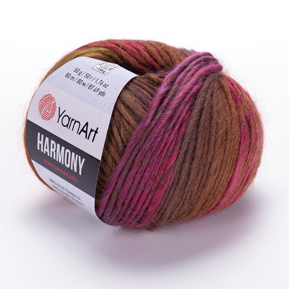 Wool Yarn Yarn Art Harmony - multicolor 80 m 50g #A - 3