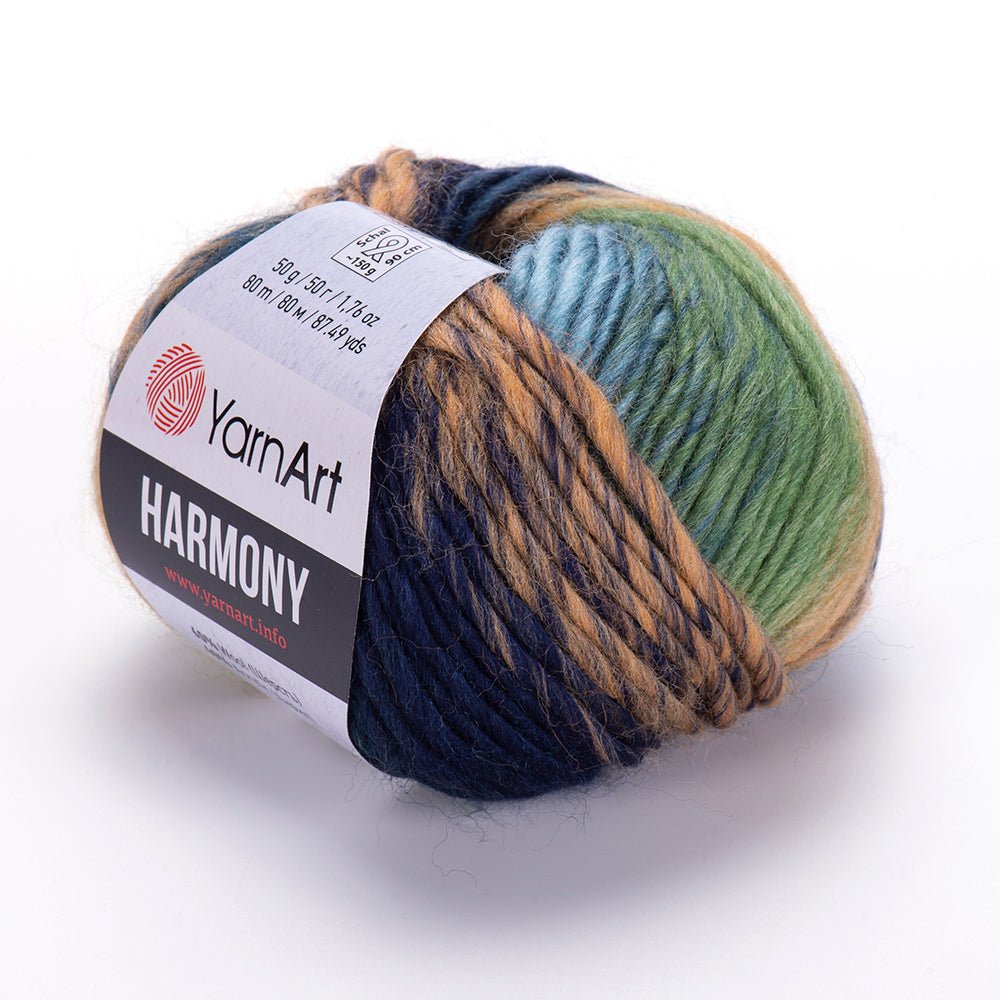 Yarn Art Harmony wool yarn - multicolor 80 m 50g #A - 4