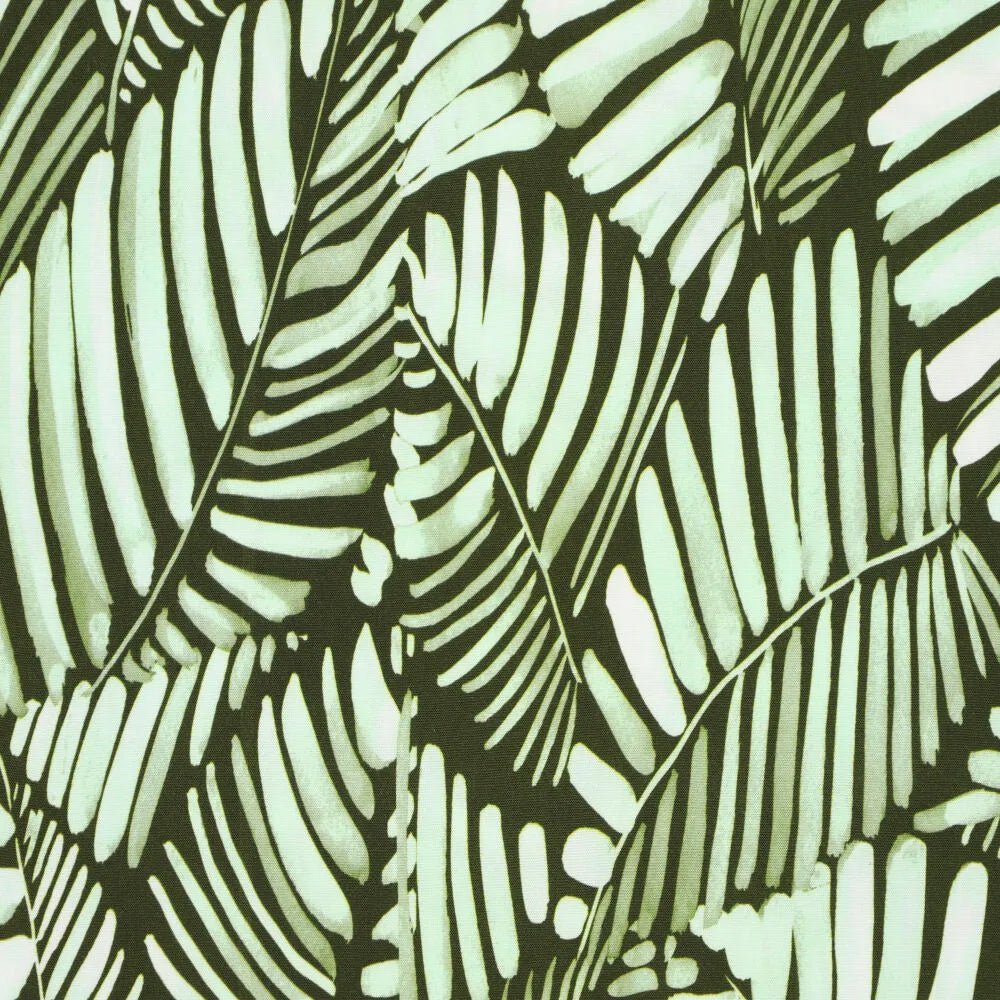 Tissu en viscose - feuilles vertes 135 g/m²
