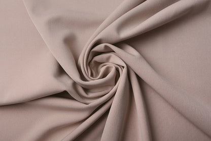 Gabardine viscose avec élasthanne - rose poudré 275 g/m²