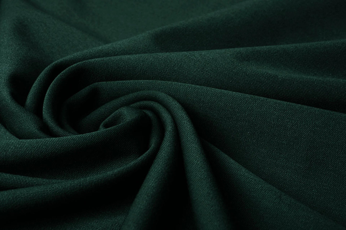Viscose suit fabric with elastane - dark green 275 g/m²
