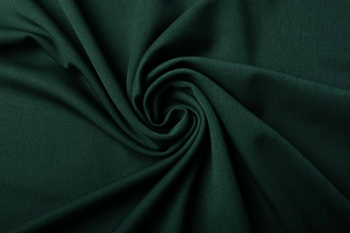 viscose suiting fabric with elastane - dark green 275 g/m²
