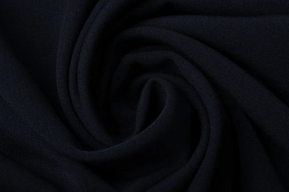 Tissu de costume en viscose avec élasthanne - bleu foncé 275 g/m²