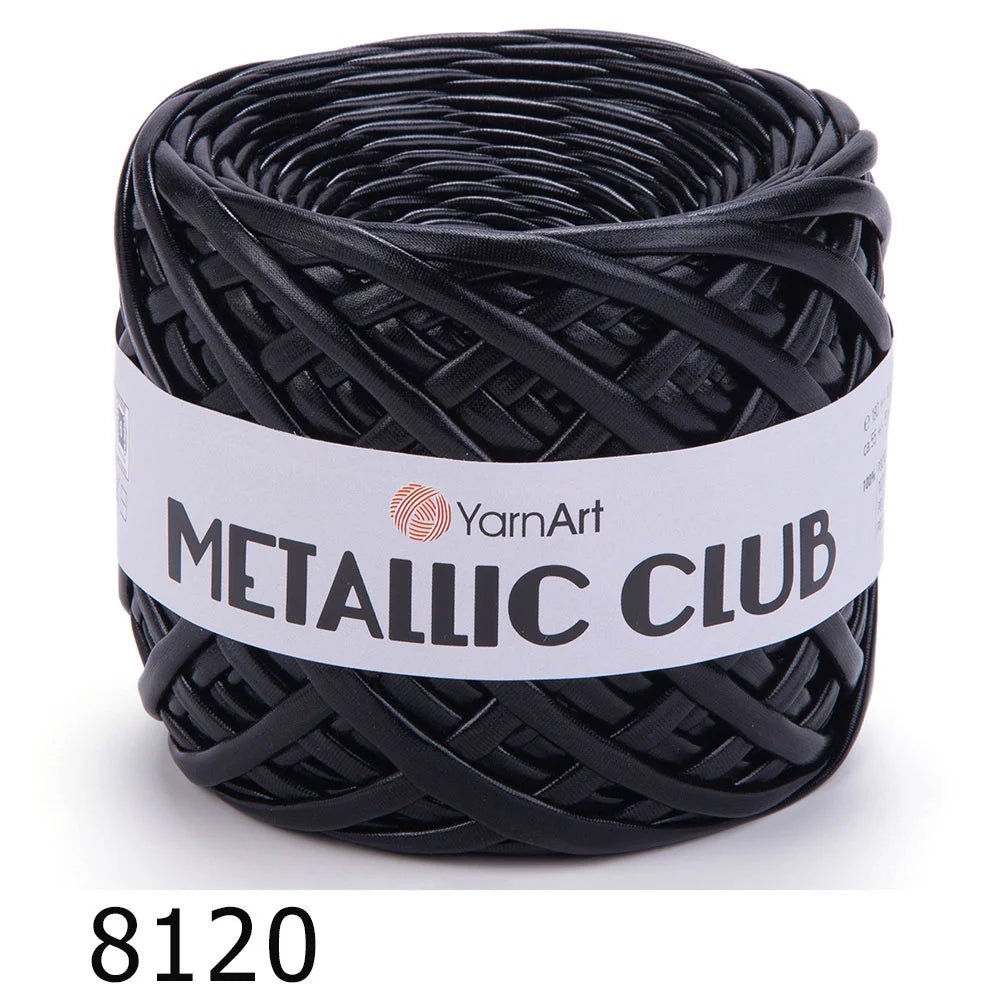 YarnArt Metallic Club – fil ruban métallisé pour le crochet et les loisirs créatifs 180 g / 55 m – disponible en ligne chez Tissus de Charlotte