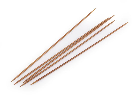 Aiguilles à tricoter pour chaussettes en bambou 25 cm 3,5 mm (5 pcs.)