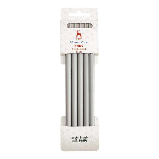 Aiguilles à tricoter pour chaussettes Pony Classic - 20 cm 10.00 mm (5 pièces)