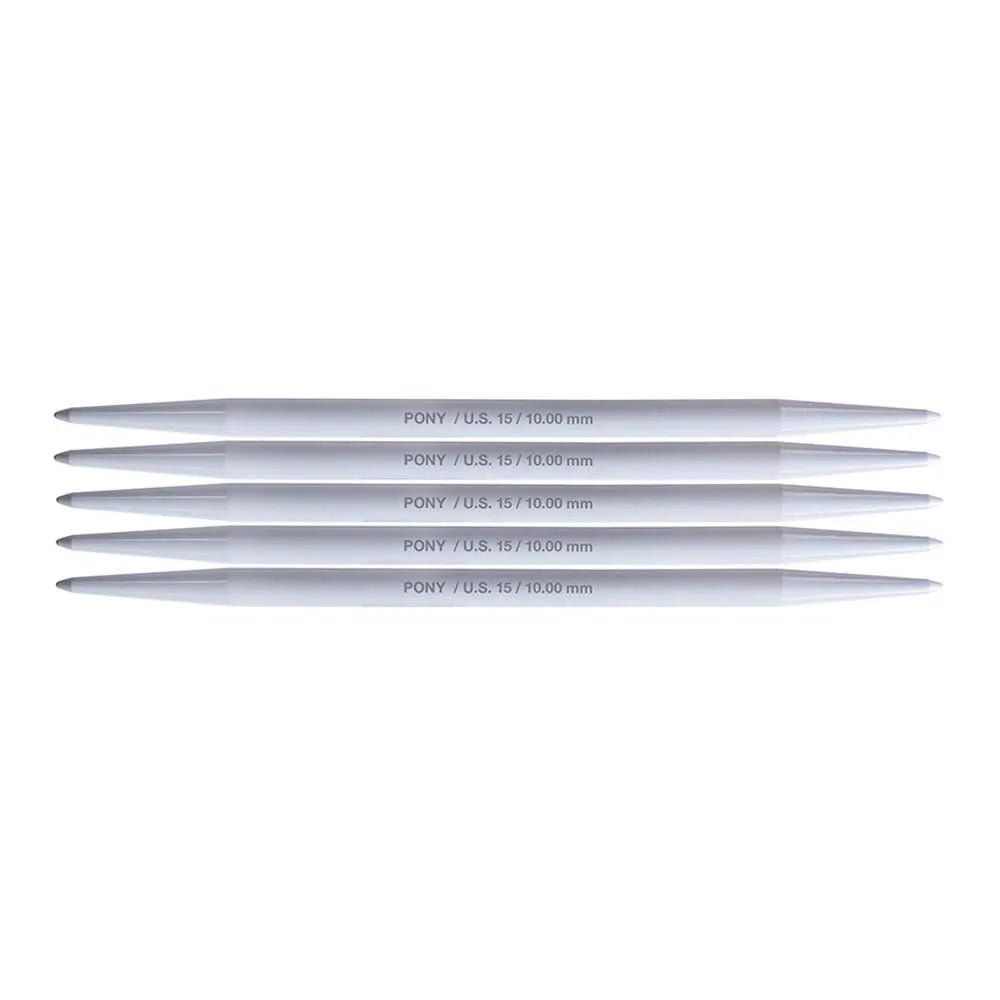 Aiguilles à tricoter à chaussettes Pony Classic - 20 cm 10.00mm (5 pcs)