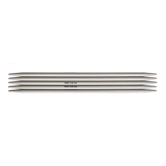 alt
Aiguilles à tricoter pour chaussettes Pony Classic - 20 cm 5.50 mm (5 pièces)