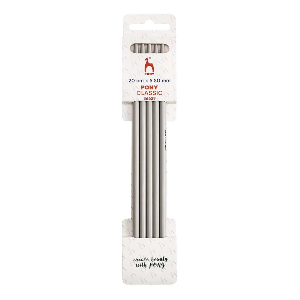 alt
Aiguilles à tricoter pour chaussettes Pony Classic - 20 cm 5.50 mm (5 pièces)