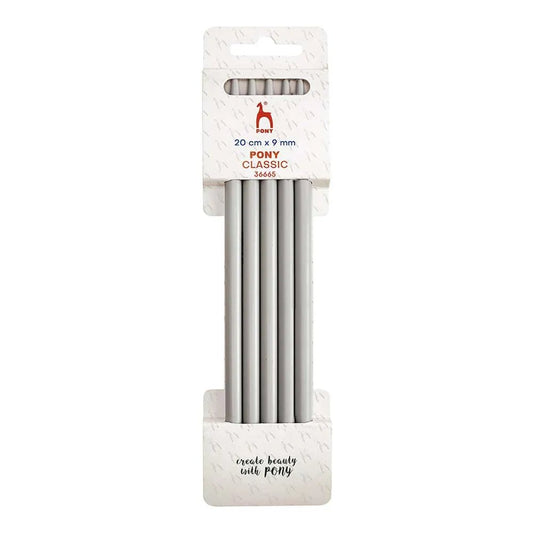 Aiguilles à tricoter pour chaussettes Pony Classic - 20 cm 9.00 mm (5 pièces)