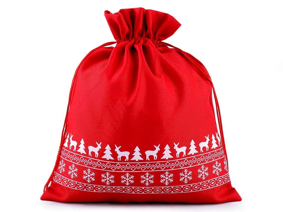 Image d’un sac cadeau de Noël 30 × 35 cm – disponible en ligne chez Šarlotes audumi