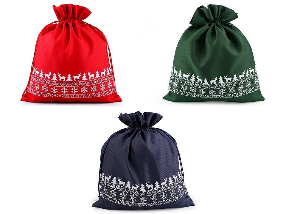 Image d’un sac cadeau de Noël 30 × 35 cm – disponible en ligne chez Šarlotes audumi
